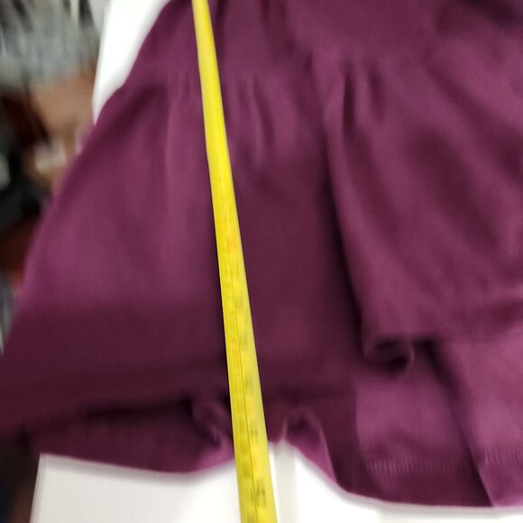 Gap Maternity Dress Womens Small Purple Short Sleeve Tiered Dress Soft Stretch - Picture 6 of 9